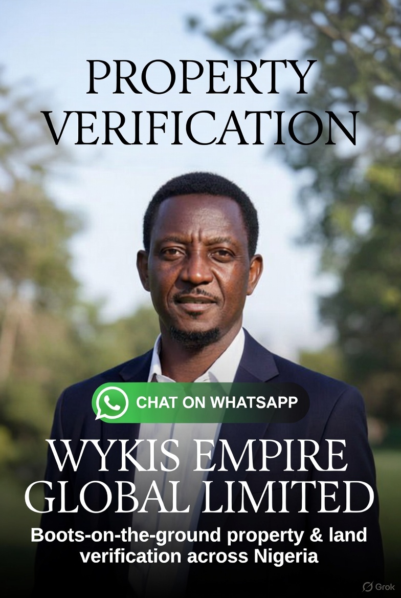 Physical land and property verification in Nigeria